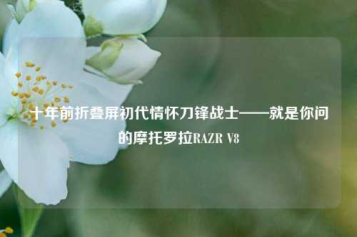 十年前折叠屏初代情怀刀锋战士——就是你问的摩托罗拉RAZR V8