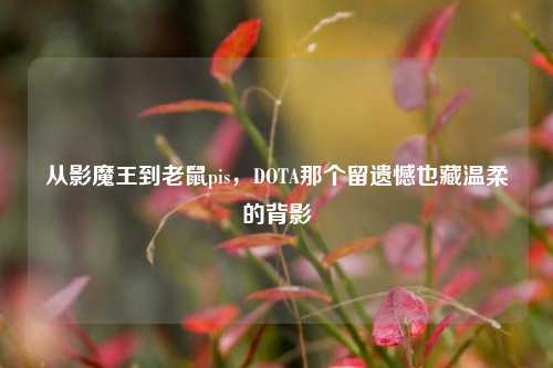 从影魔王到老鼠pis,DOTA那个留遗憾也藏温柔的背影