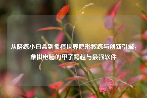 从陪练小白盒到象棋世界隐形教练与创新引擎,象棋电脑的甲子跨越与最强软件