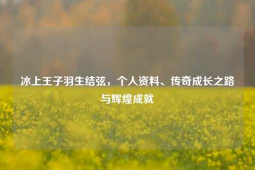 冰上王子羽生结弦,个人资料、传奇成长之路与辉煌成就