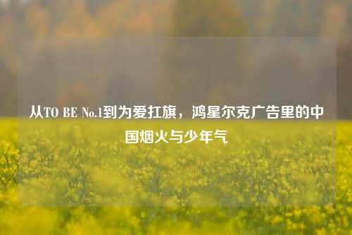 从TO BE No.1到为爱扛旗，鸿星尔克广告里的中国烟火与少年气