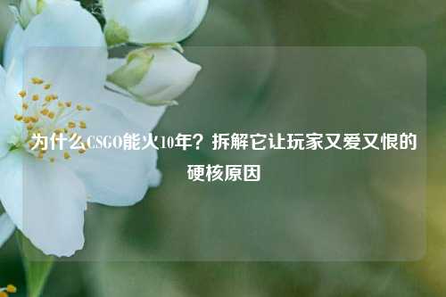 为什么CSGO能火10年？拆解它让玩家又爱又恨的硬核原因