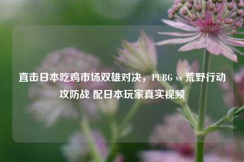 直击日本吃鸡市场双雄对决,PUBG vs 荒野行动攻防战 配日本玩家真实视频