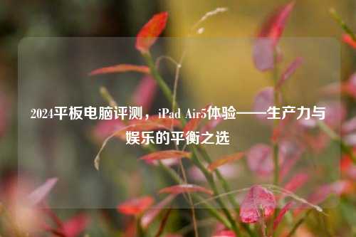 2024平板电脑评测,iPad Air5体验——生产力与娱乐的平衡之选