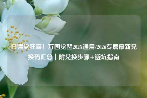 白嫖党狂喜!万国觉醒202X通用/2026专属最新兑换码汇总|附兑换步骤+避坑指南
