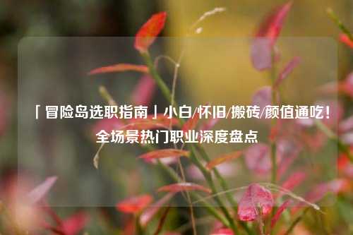「冒险岛选职指南」小白/怀旧/搬砖/颜值通吃!全场景热门职业深度盘点