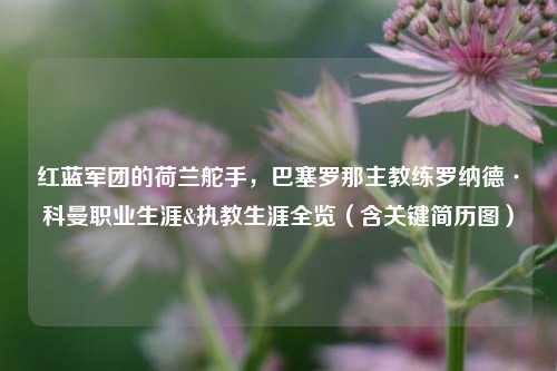 红蓝军团的荷兰舵手,巴塞罗那主教练罗纳德·科曼职业生涯&执教生涯全览(含关键简历图)
