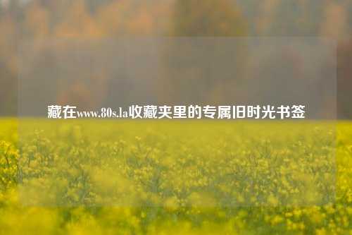 藏在www.80s.la收藏夹里的专属旧时光书签