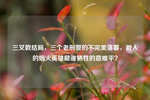 三叉戟结局,三个老刑警的不完美落幕,戳人的烟火英雄藏谁牺牲的意难平?