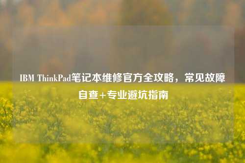 IBM ThinkPad笔记本维修官方全攻略,常见故障自查+专业避坑指南