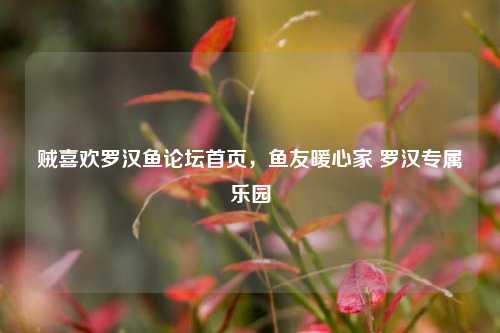 贼喜欢罗汉鱼论坛首页，鱼友暖心家 罗汉专属乐园