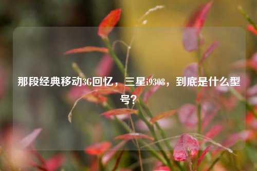 那段经典移动3G回忆,三星i9308,到底是什么型号?