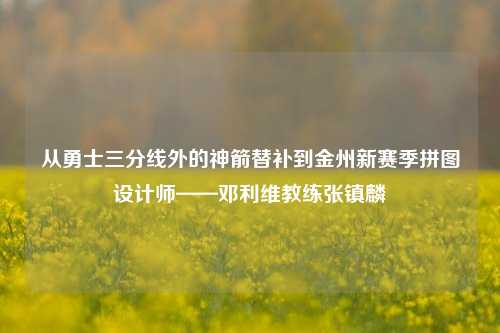 从勇士三分线外的神箭替补到金州新赛季拼图设计师——邓利维教练张镇麟