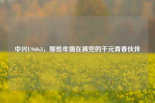 中兴U960s3,那些年揣在裤兜的千元青春伙伴