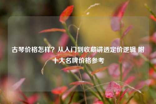 古琴价格怎样?从入门到收藏讲透定价逻辑 附十大名牌价格参考