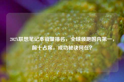 202X联想笔记本销量排名,全球领跑国内第一,前十占席,成功秘诀何在?
