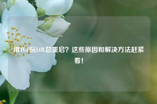 用TGP玩LOL总重启？这些原因和解决方法赶紧看！
