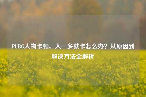 PUBG人物卡顿、人一多就卡怎么办?从原因到解决方法全解析
