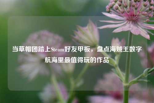 当草帽团踏上Steam好友甲板,盘点海贼王数字航海里最值得玩的作品
