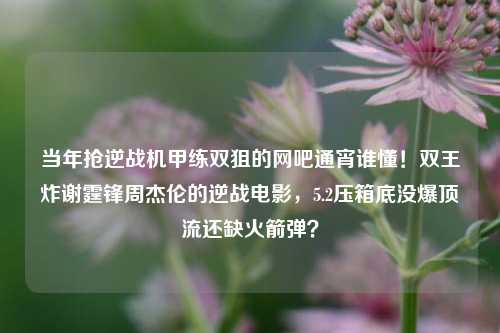 当年抢逆战机甲练双狙的网吧通宵谁懂！双王炸谢霆锋周杰伦的逆战电影，5.2压箱底没爆顶流还缺火箭弹？