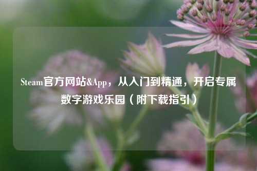 Steam官方网站&App，从入门到精通，开启专属数字游戏乐园（附下载指引）