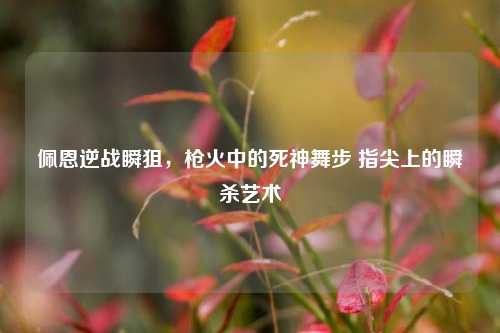 佩恩逆战瞬狙，枪火中的死神舞步 指尖上的瞬杀艺术