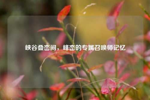 峡谷叠峦间，峰峦的专属召唤师记忆