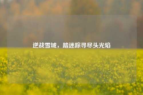 逆战雪域,踏迷踪寻尽头光焰