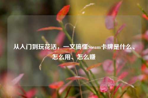 从入门到玩花活，一文搞懂Steam卡牌是什么、怎么用、怎么赚