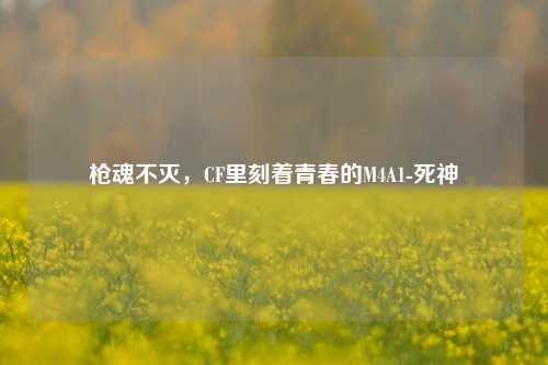 枪魂不灭，CF里刻着青春的M4A1-死神
