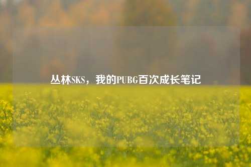丛林SKS，我的PUBG百次成长笔记