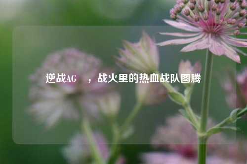 逆战AG乀，战火里的热血战队图腾